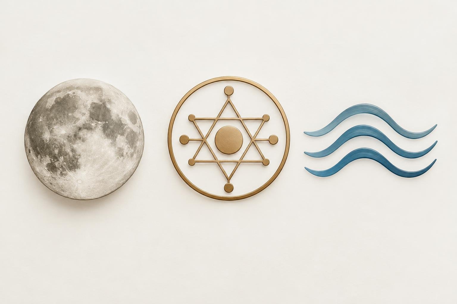 Symbolbild zu Nutzung und Grenzen von spirituellen Online-Rechnern (Astrologie, Numerologie, Biorhythmus)